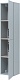 Aquanet Шкаф пенал Алвита New 35 подвесной серый – фотография-23
